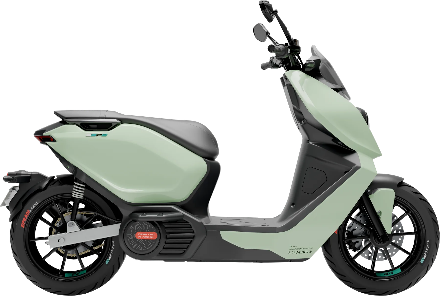 Yatri P2 Light Mint Green